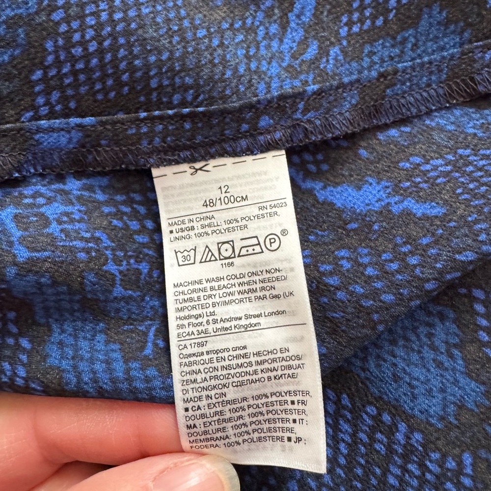 NWOT Banana Republic Satin Snakeskin Print Maxi Dress - Picture 8 of 8